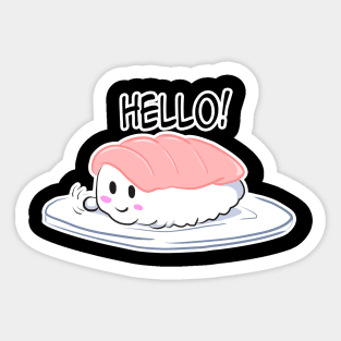 Happy Sushi Sticker